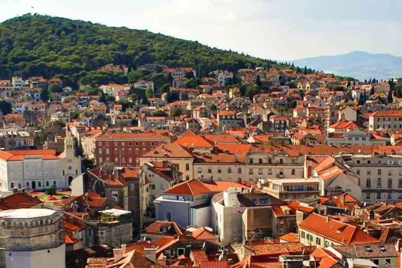 Split, Croatie: vue panoramique