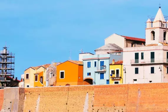 Vue sur les remparts de Termoli