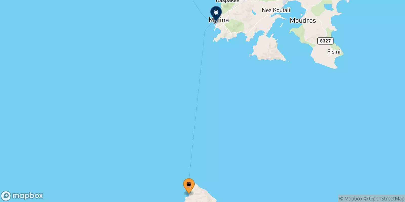 Ferry de Agios Efstratios pour Myrina (Limnos)