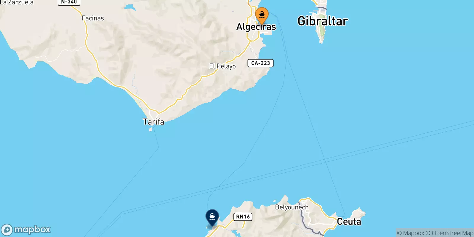 Ferry de Algésiras pour Tanger Med