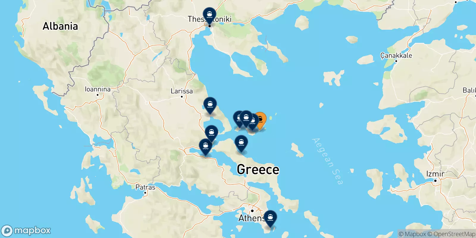 Ferry de Alonissos pour la Grèce