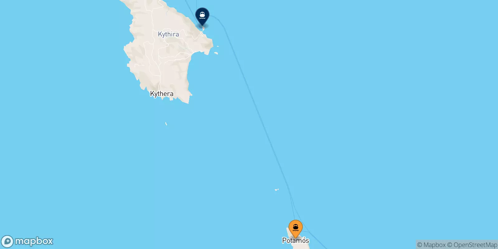 Ferry de Anticythère pour Îles Ioniennes