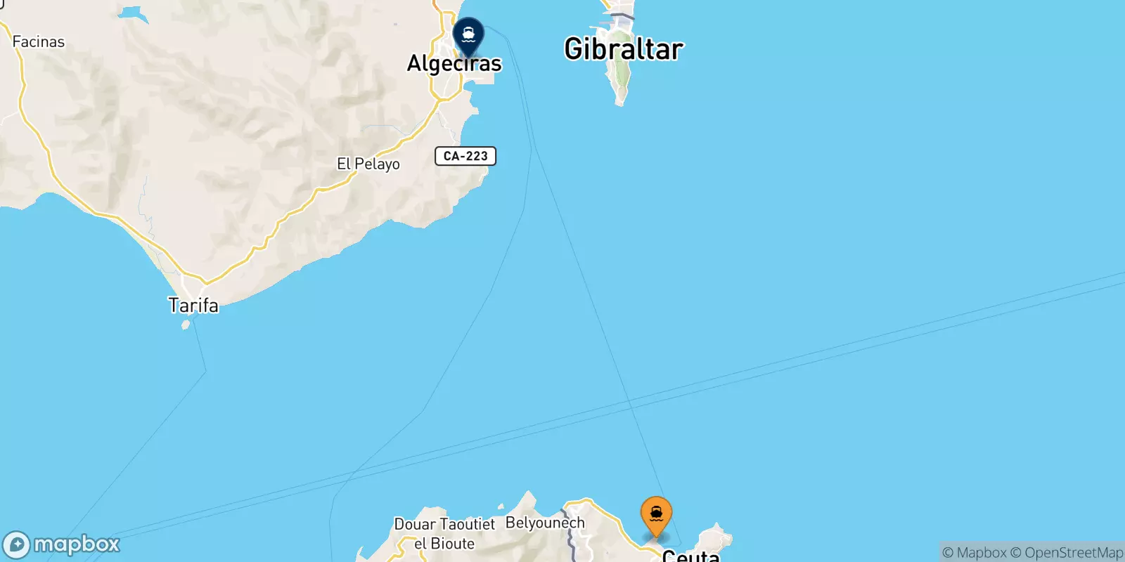 Ferry de Ceuta pour Algésiras