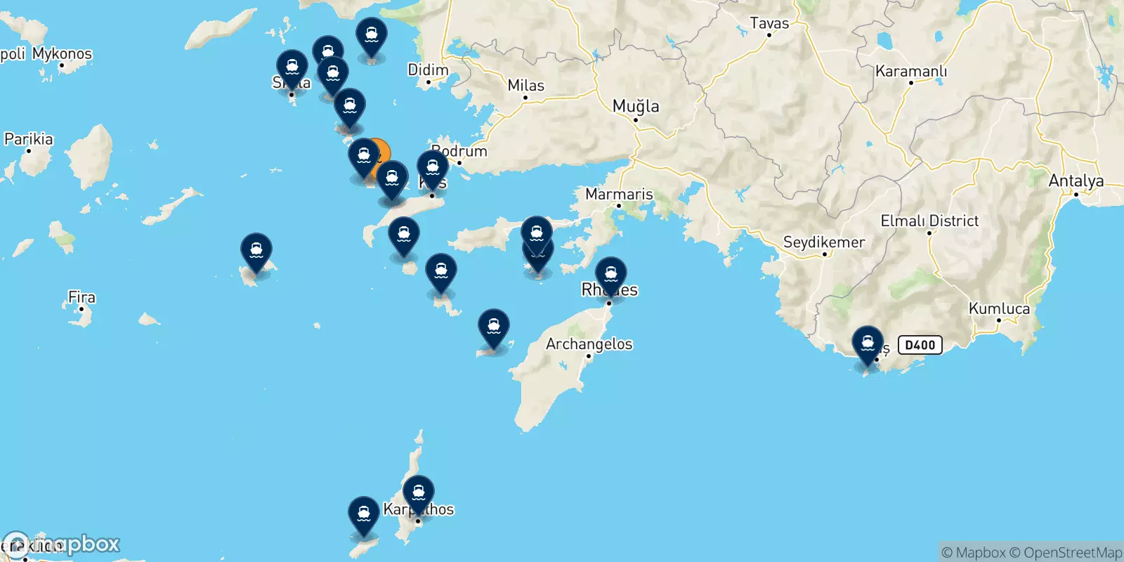 Ferry de Kalymnos pour Îles Du Dodécanèse