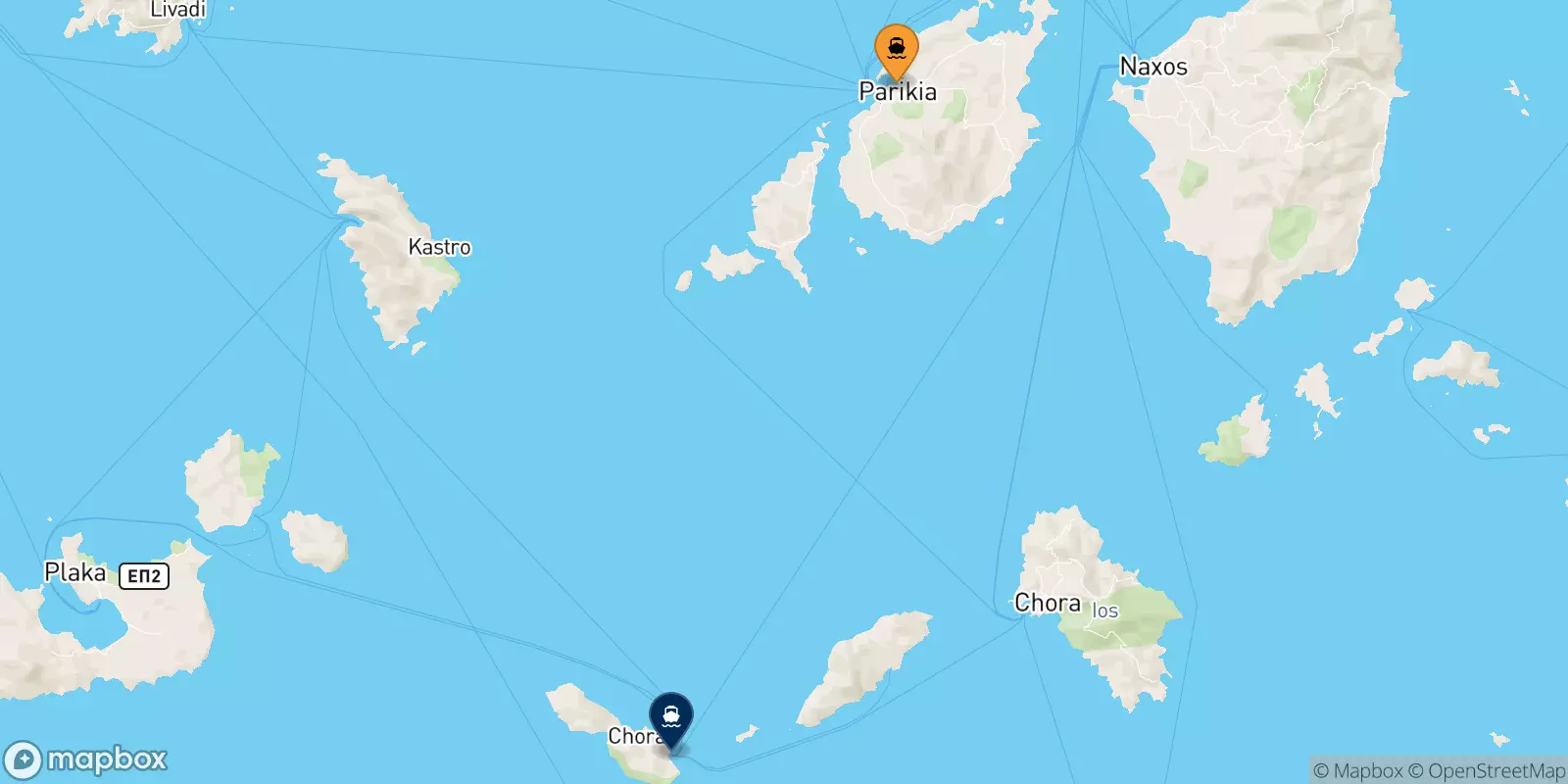 Ferry de Paros pour Folegandros