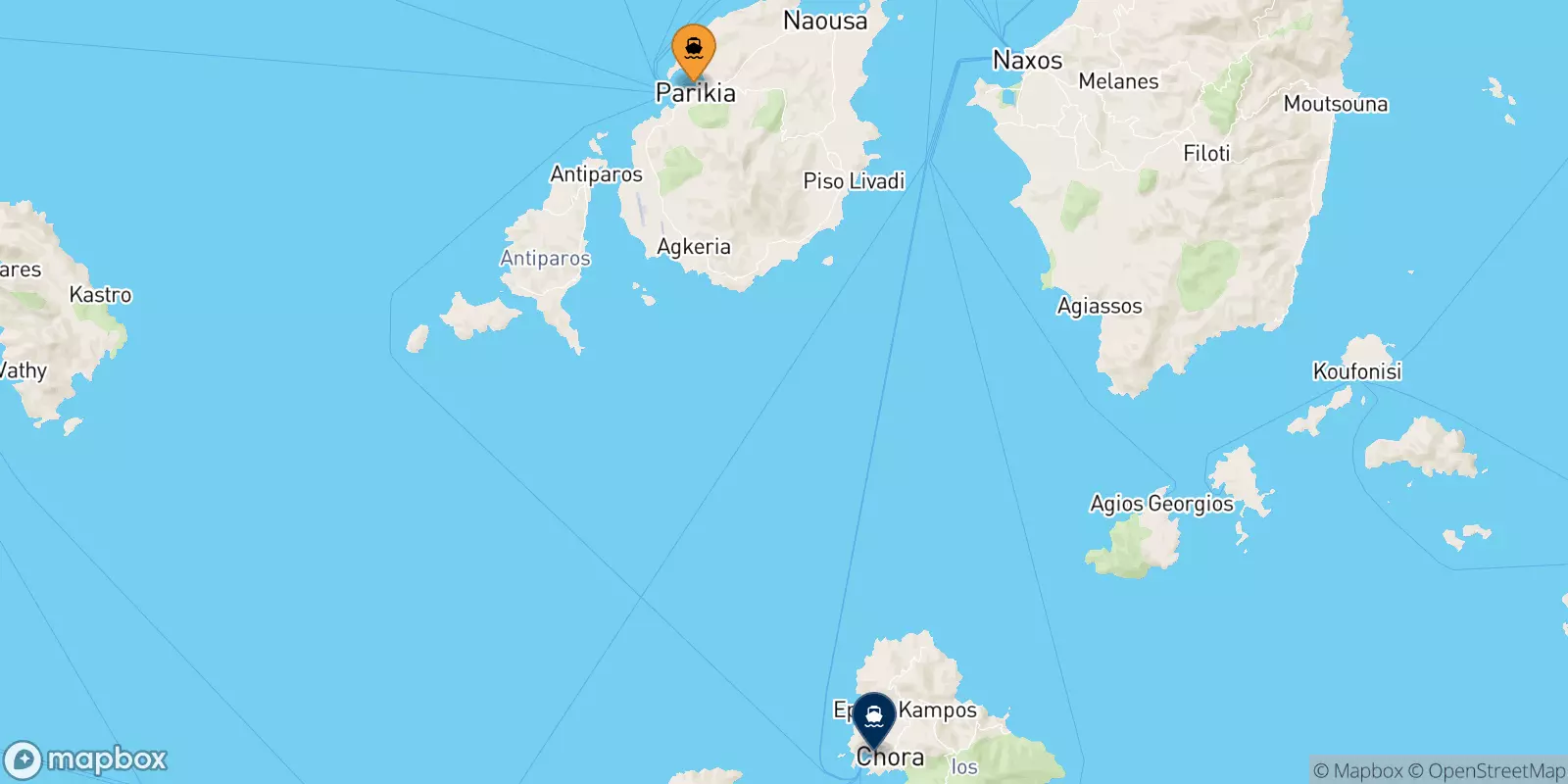 Ferry de Paros pour Ios