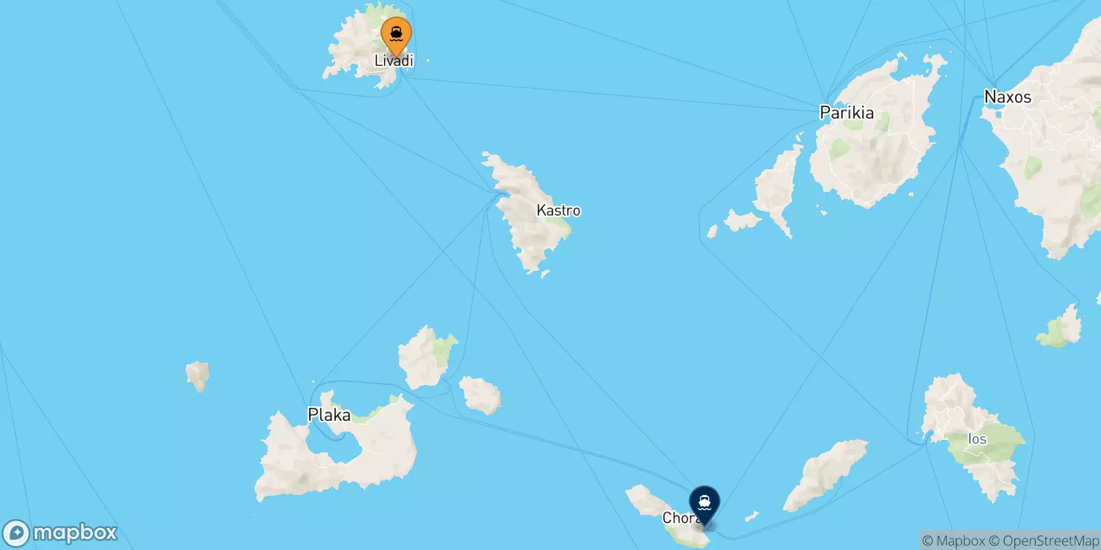 Ferry de Sérifos pour Folegandros