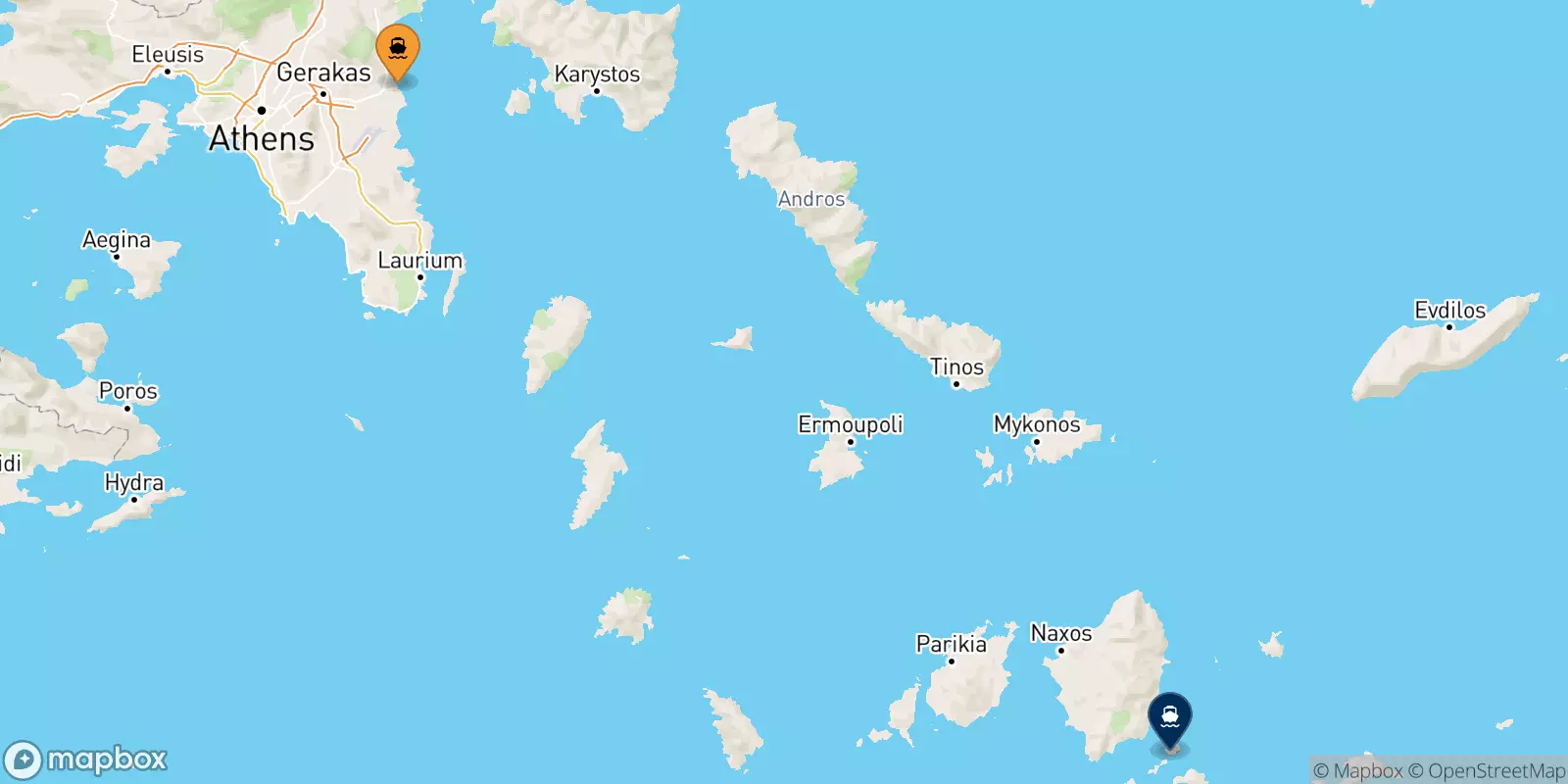 Ferry de Rafina pour Koufonissi