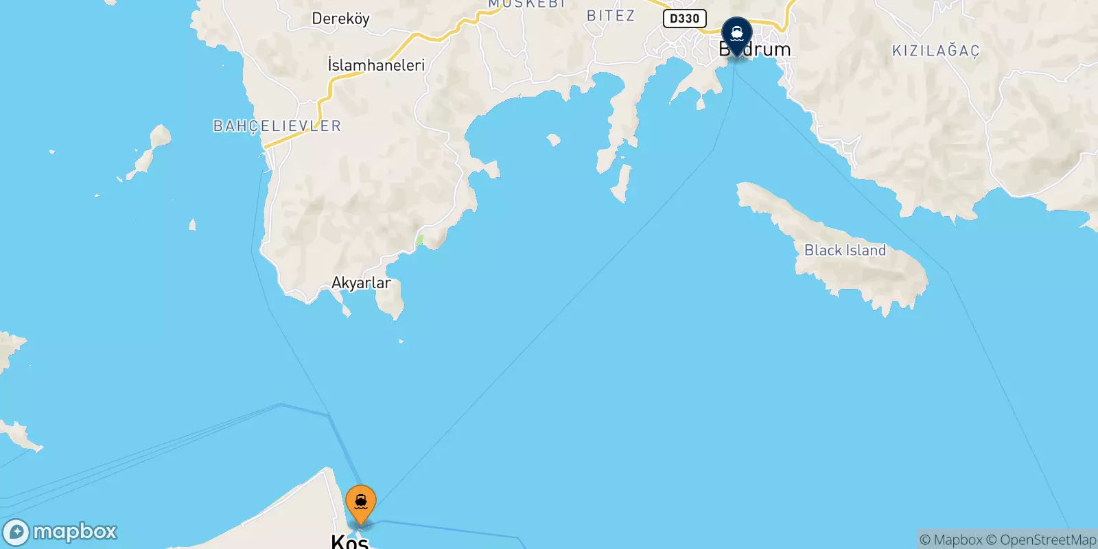 Ferry de Kos pour Turgutreis