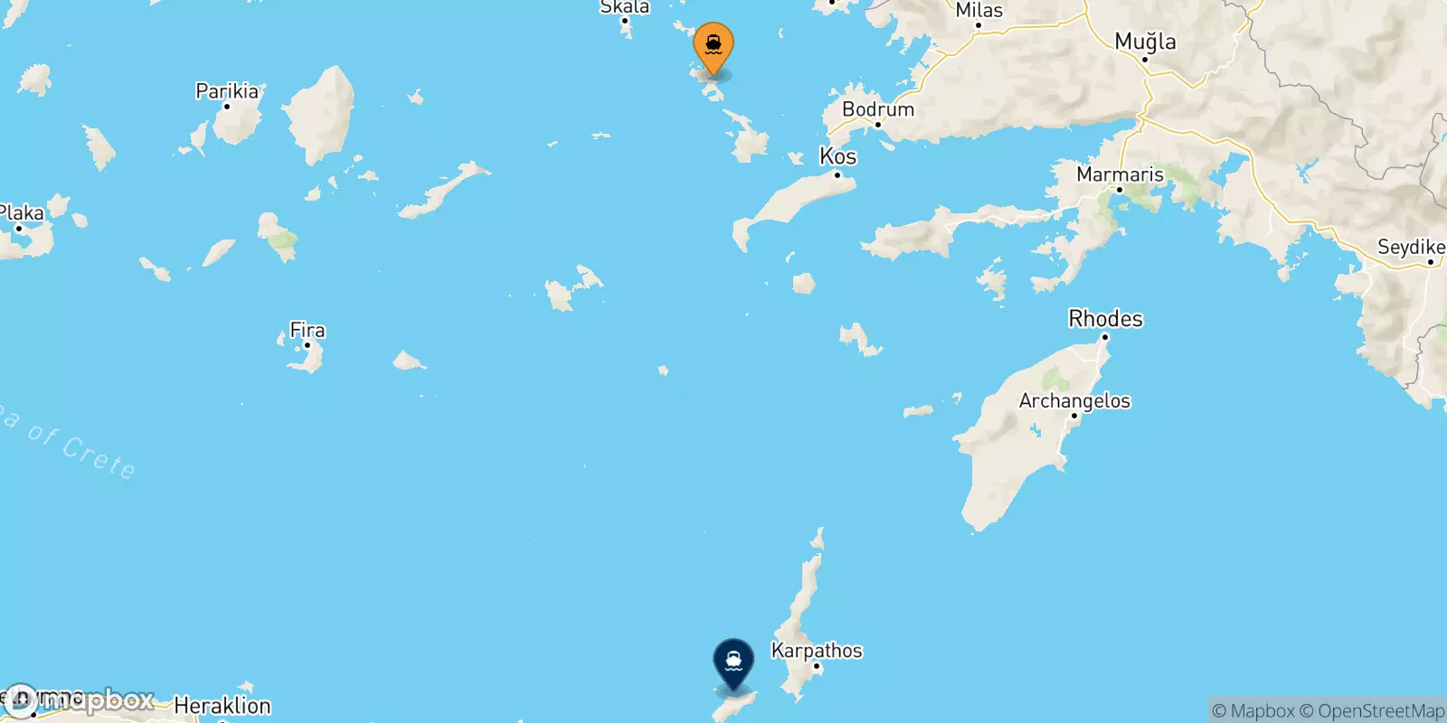 Ferry de Leros pour Kassos