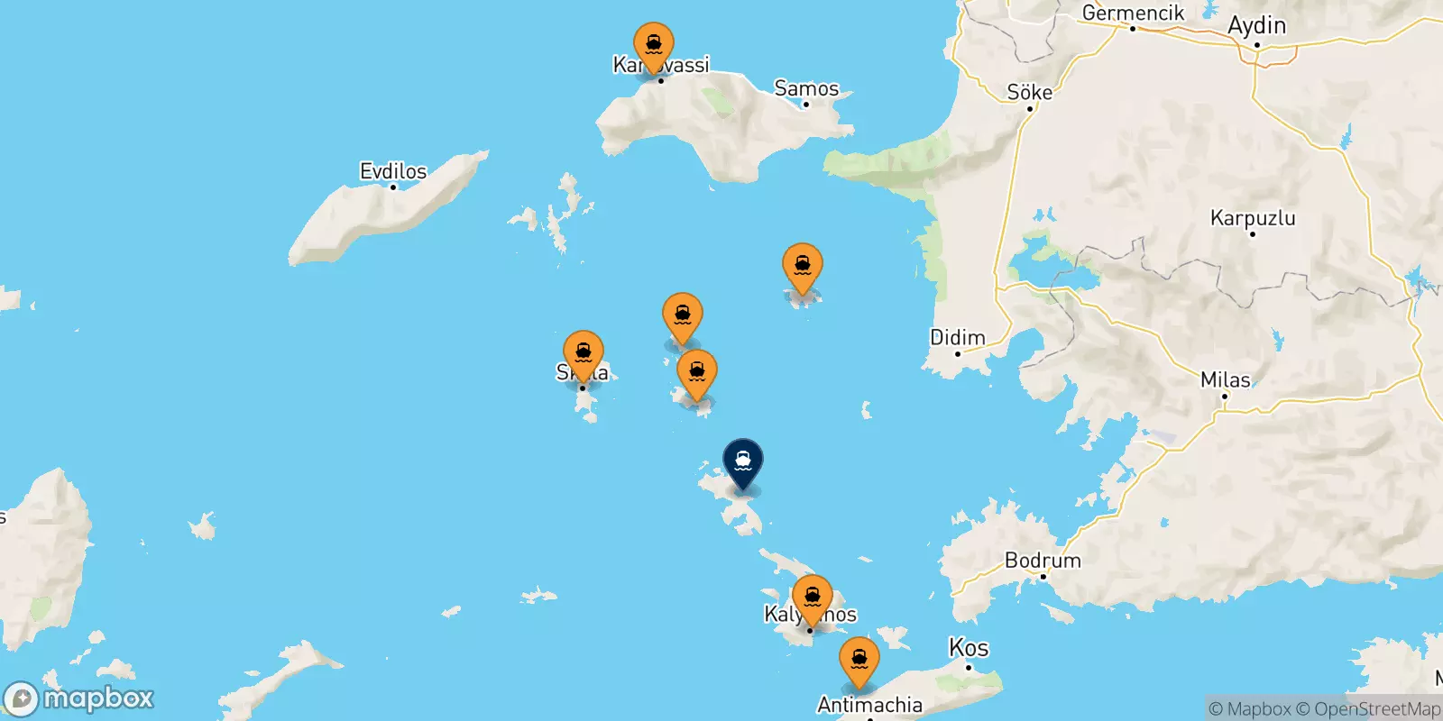 Ferry pour Agia Marina (Leros)