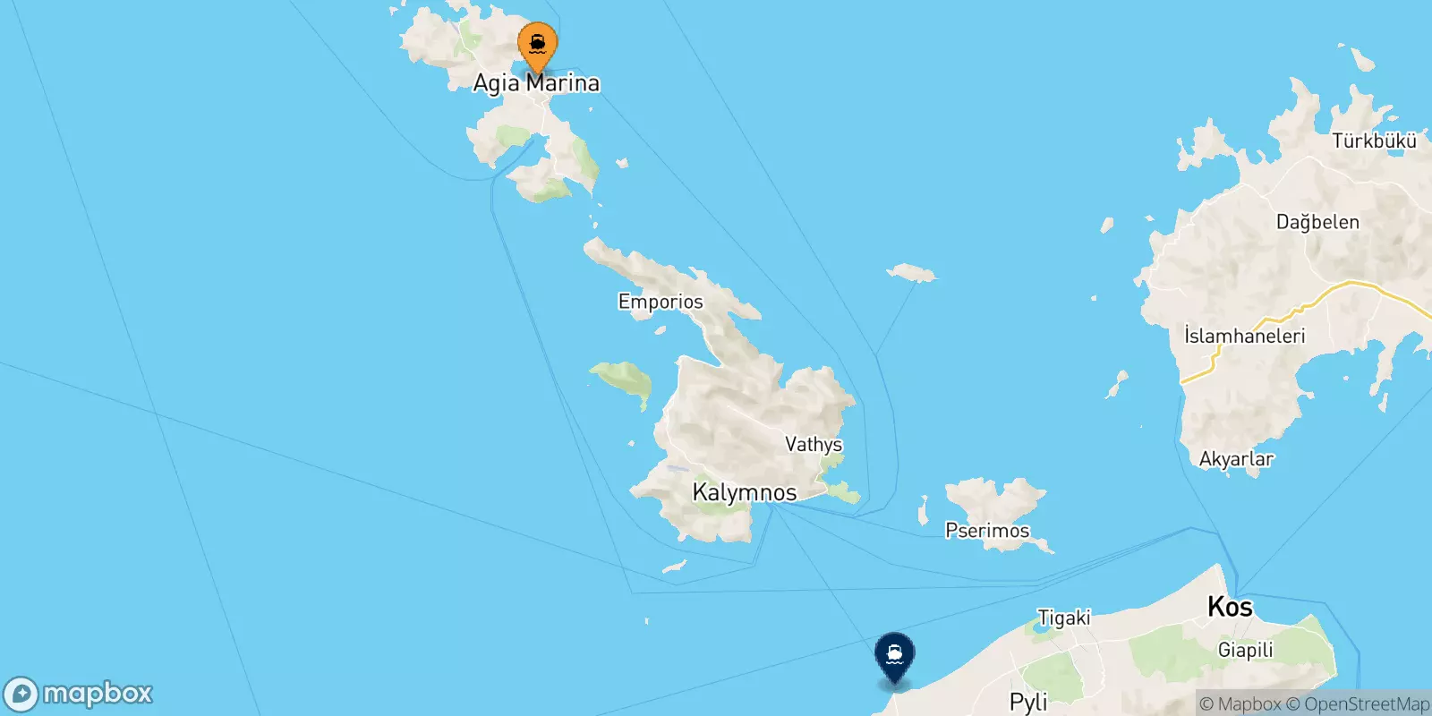 Ferry de Leros pour Mastihari (Kos)