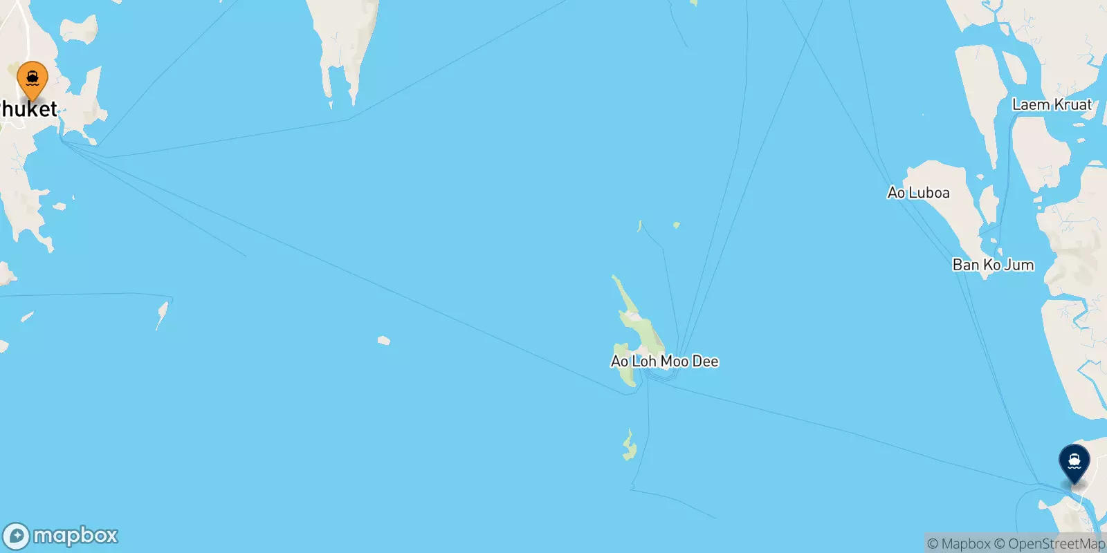 Ferry dal Île De Phuket pour Koh Lanta (Saladan Pier)