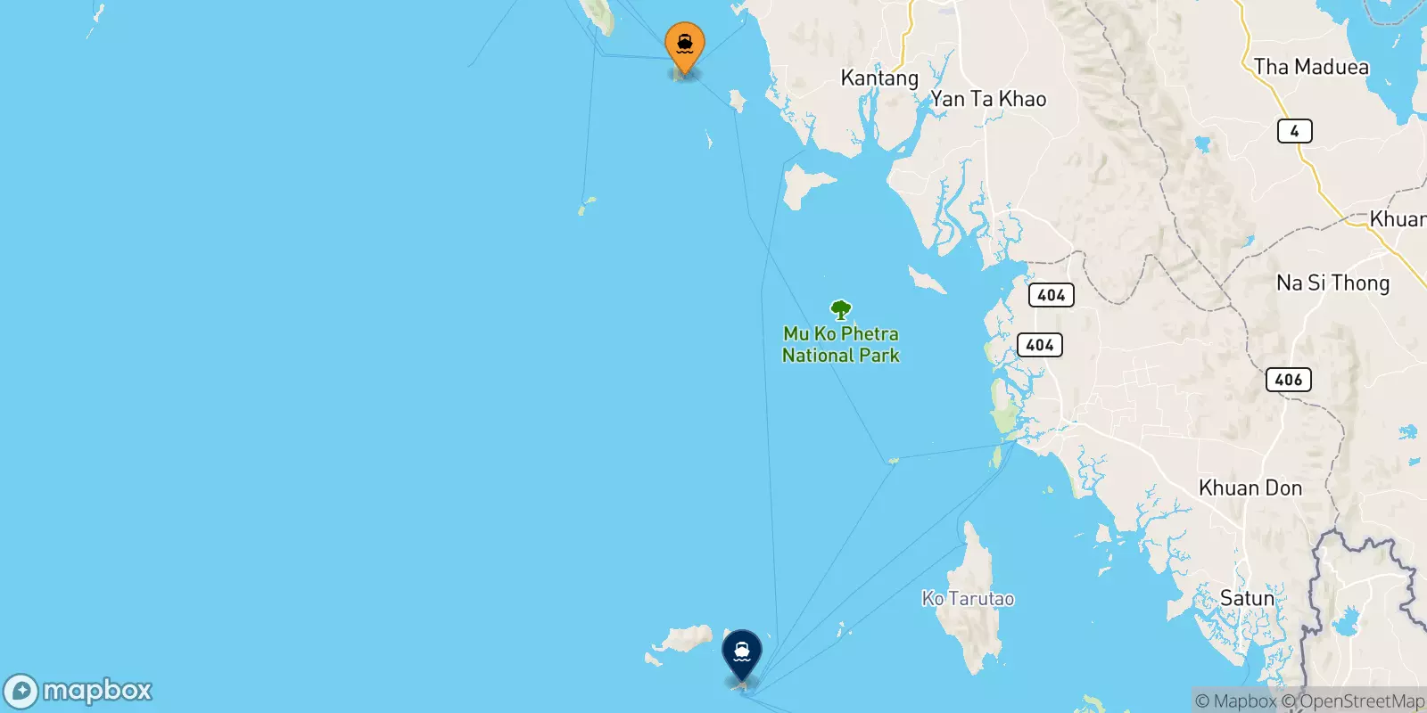 Ferry de Koh Ngai pour Koh Lipe (Bundhaya Pier)