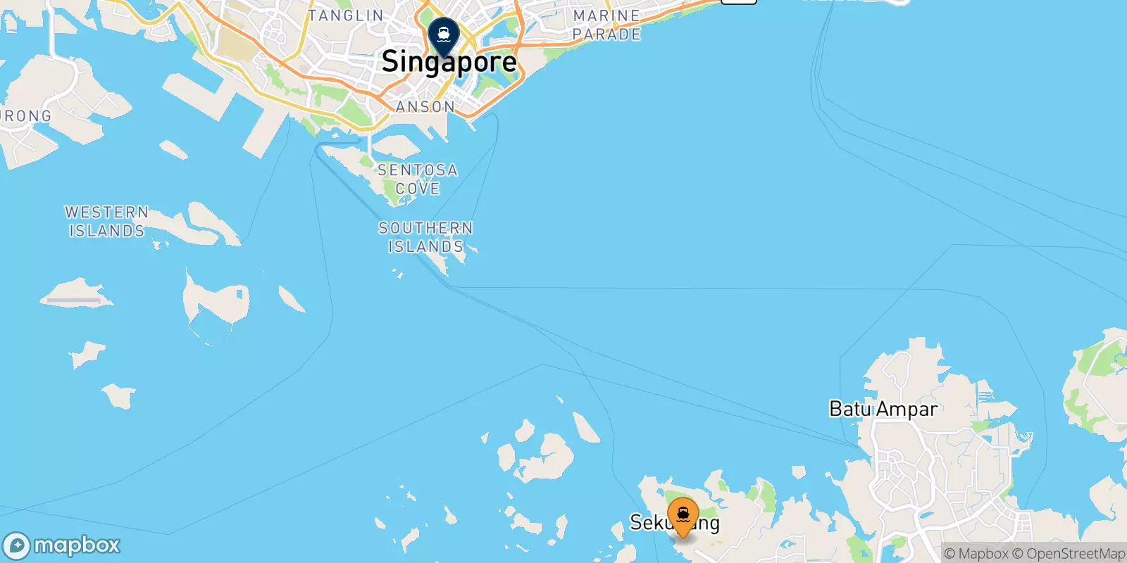 Ferry de Sekupang pour Harbourfront Centre