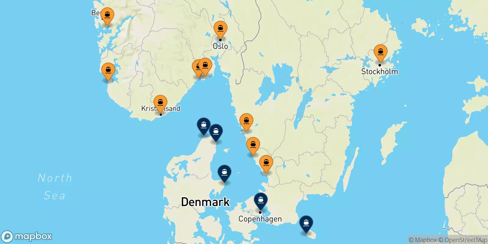 Ferry pour le Danemark