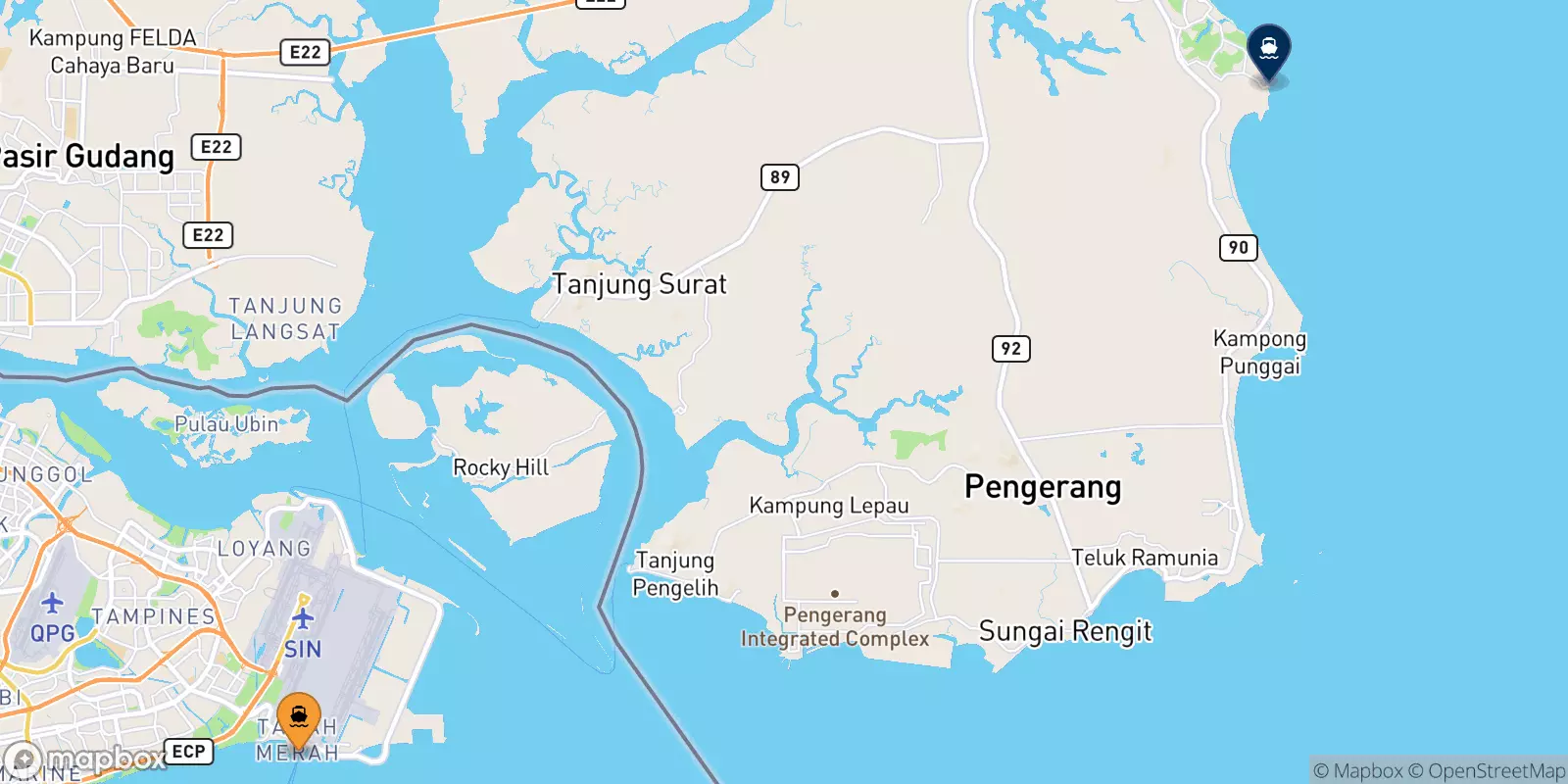 Ferry pour Desaru
