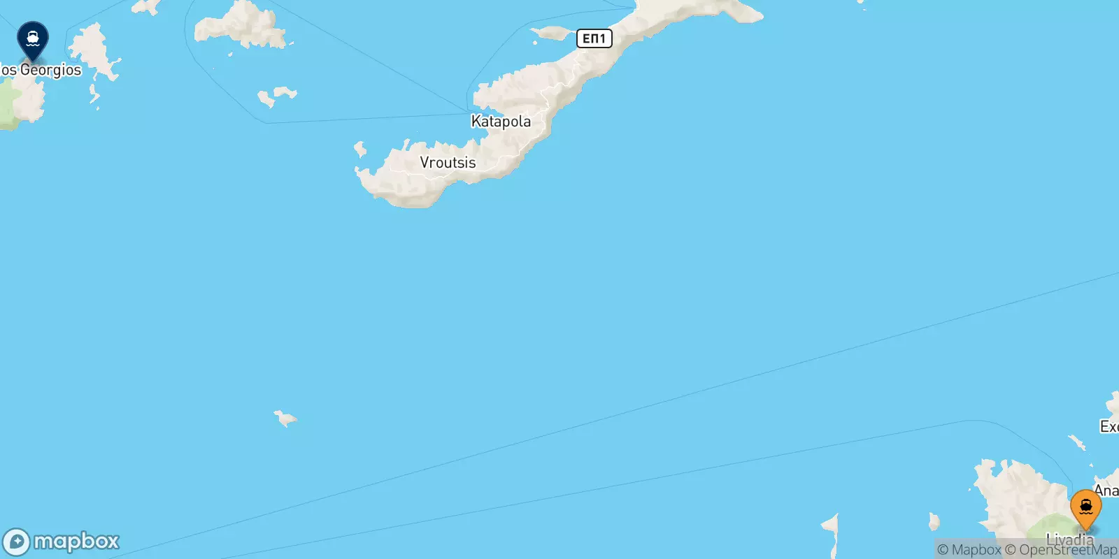 Ferry de Îles Du Dodécanèse pour Iraklia