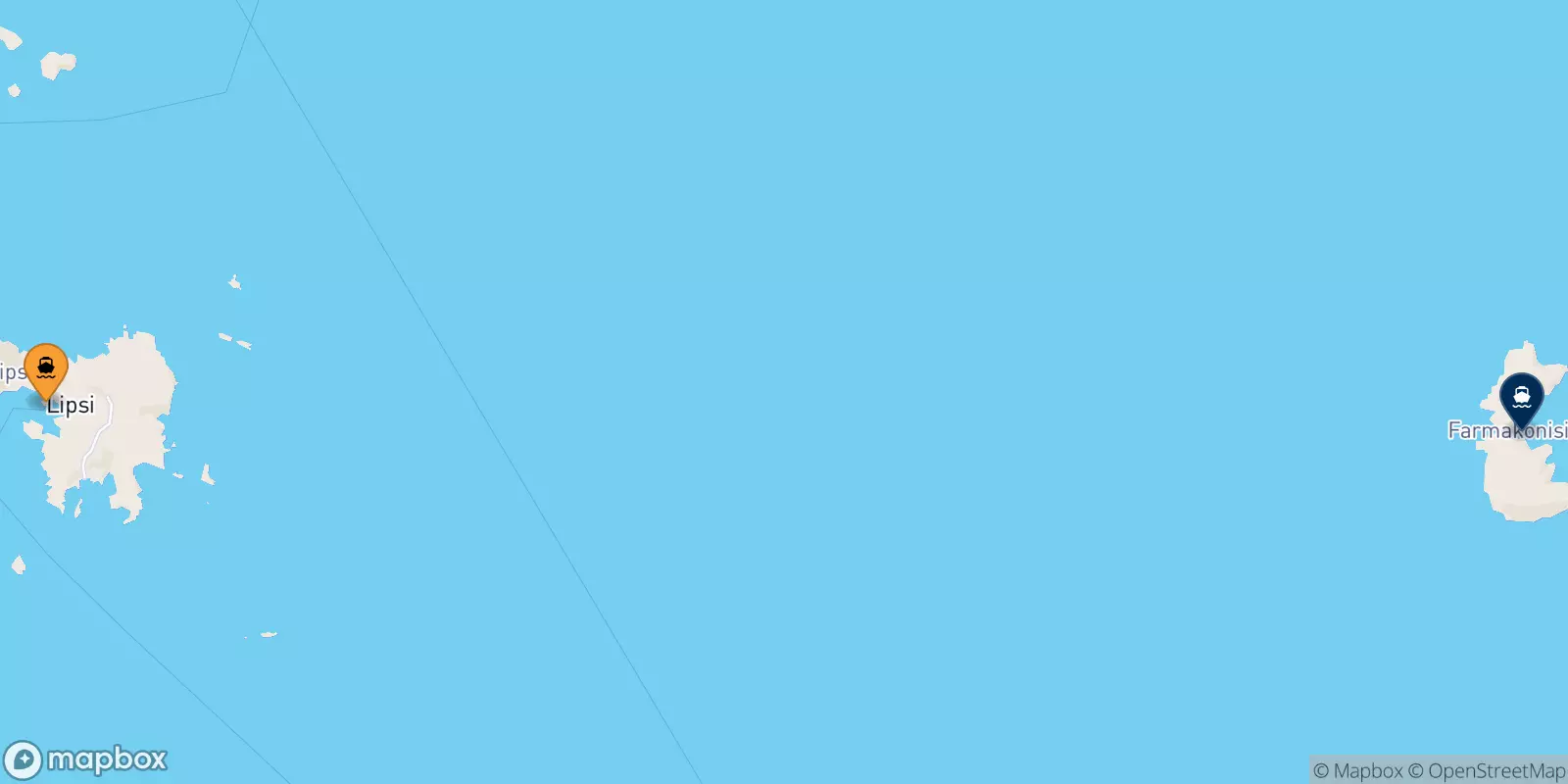 Ferry de Lipsi pour Farmakonisi